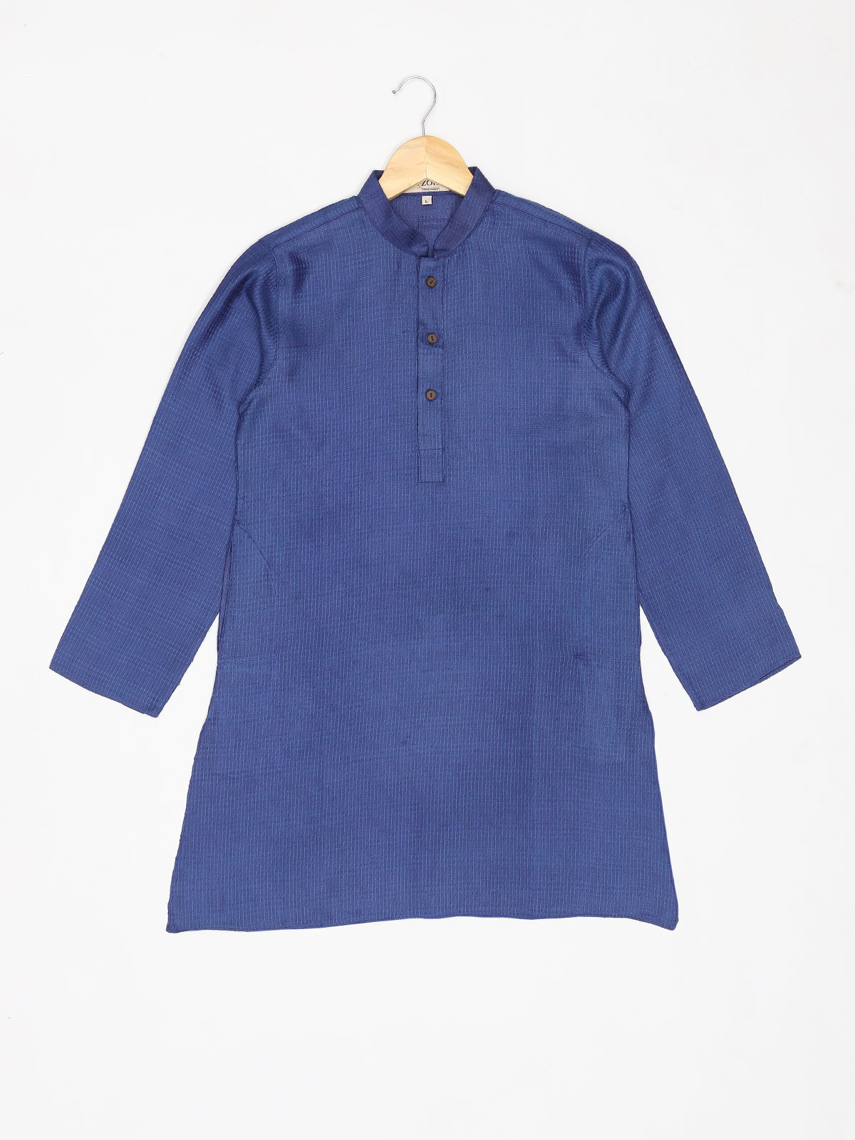 Boys Festive & Party Kurta and Pyjama Set (Blue Pack of 1)