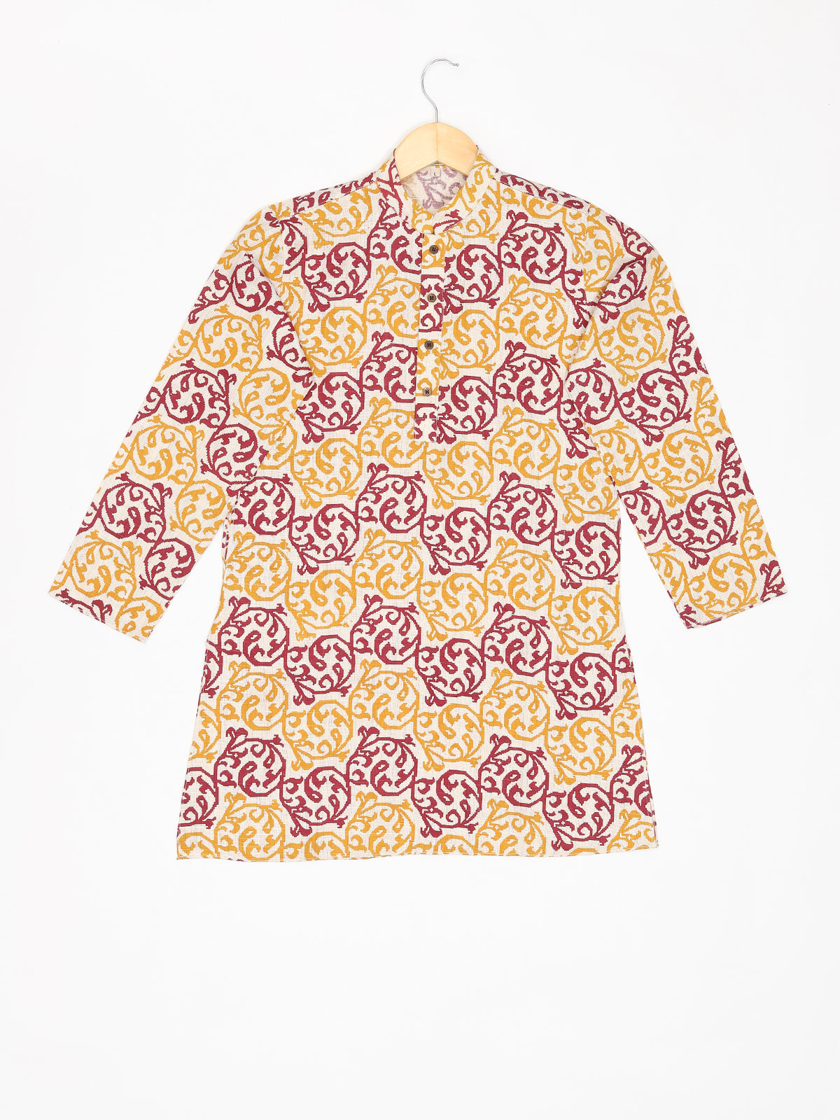 Boys Festive & Party Kurta and Pyjama Set (Multicolor Pack of 1)