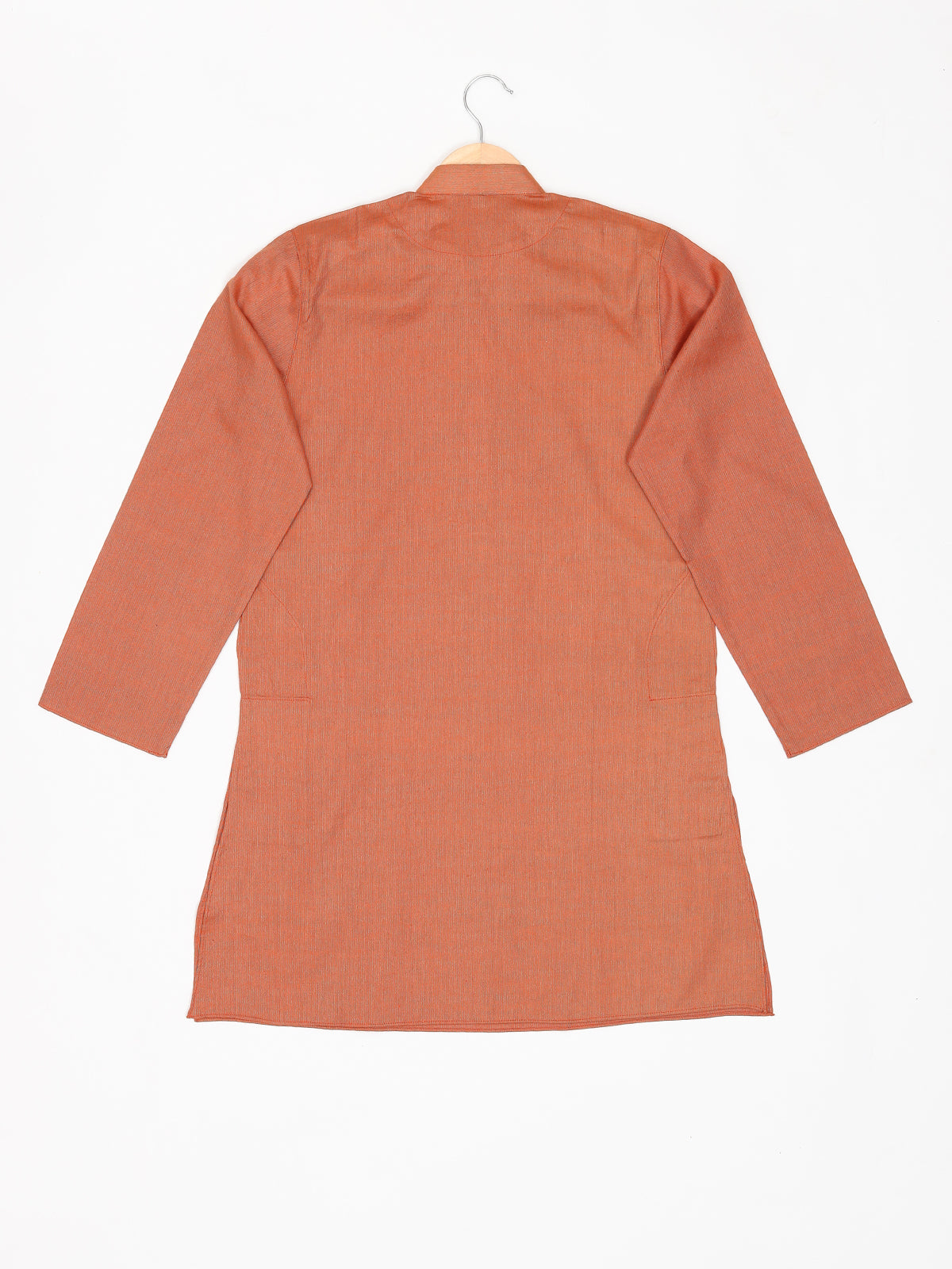 Boys Festive & Party Kurta and Pyjama Set (Brown Pack of 1)