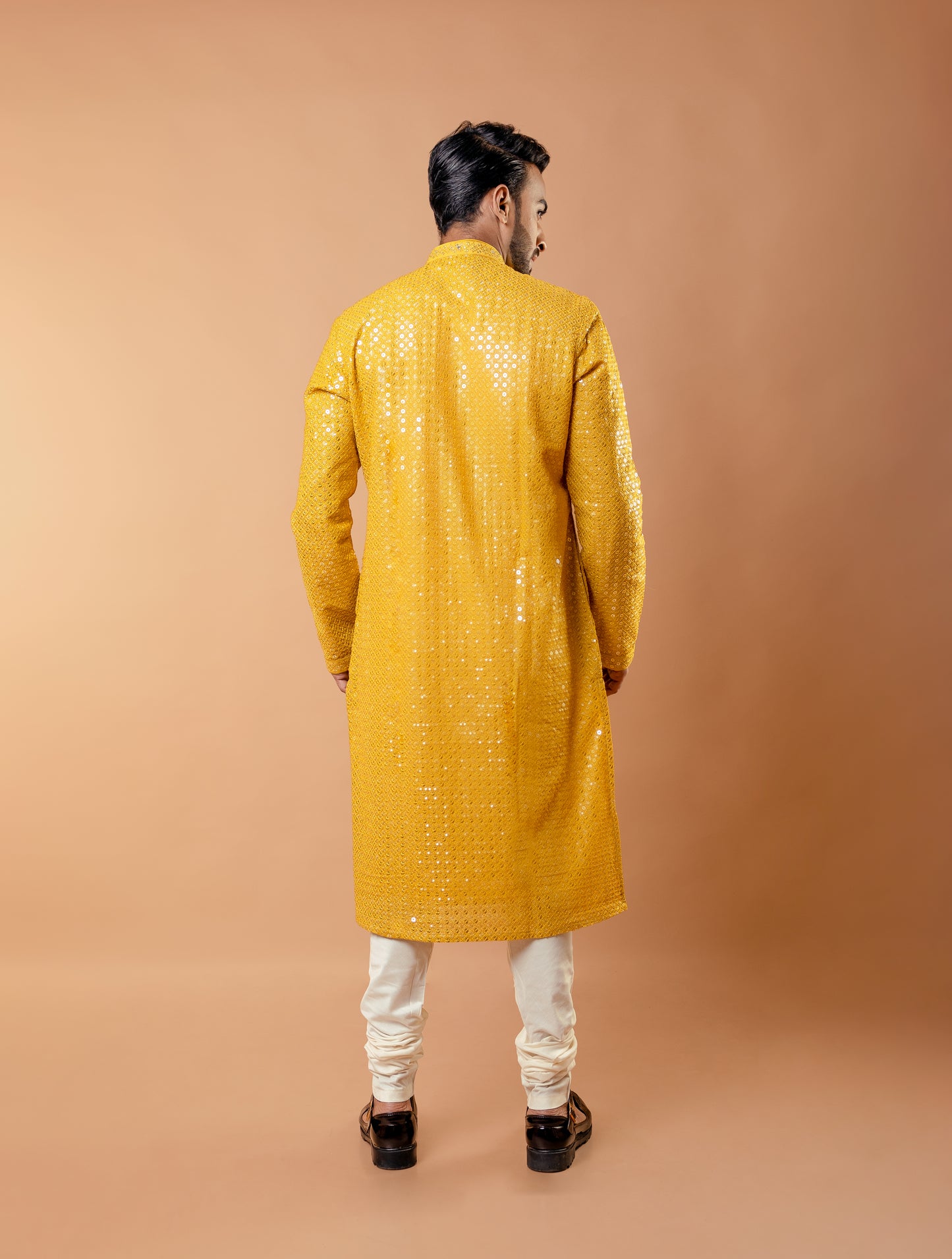 Yellow Resham Kurta