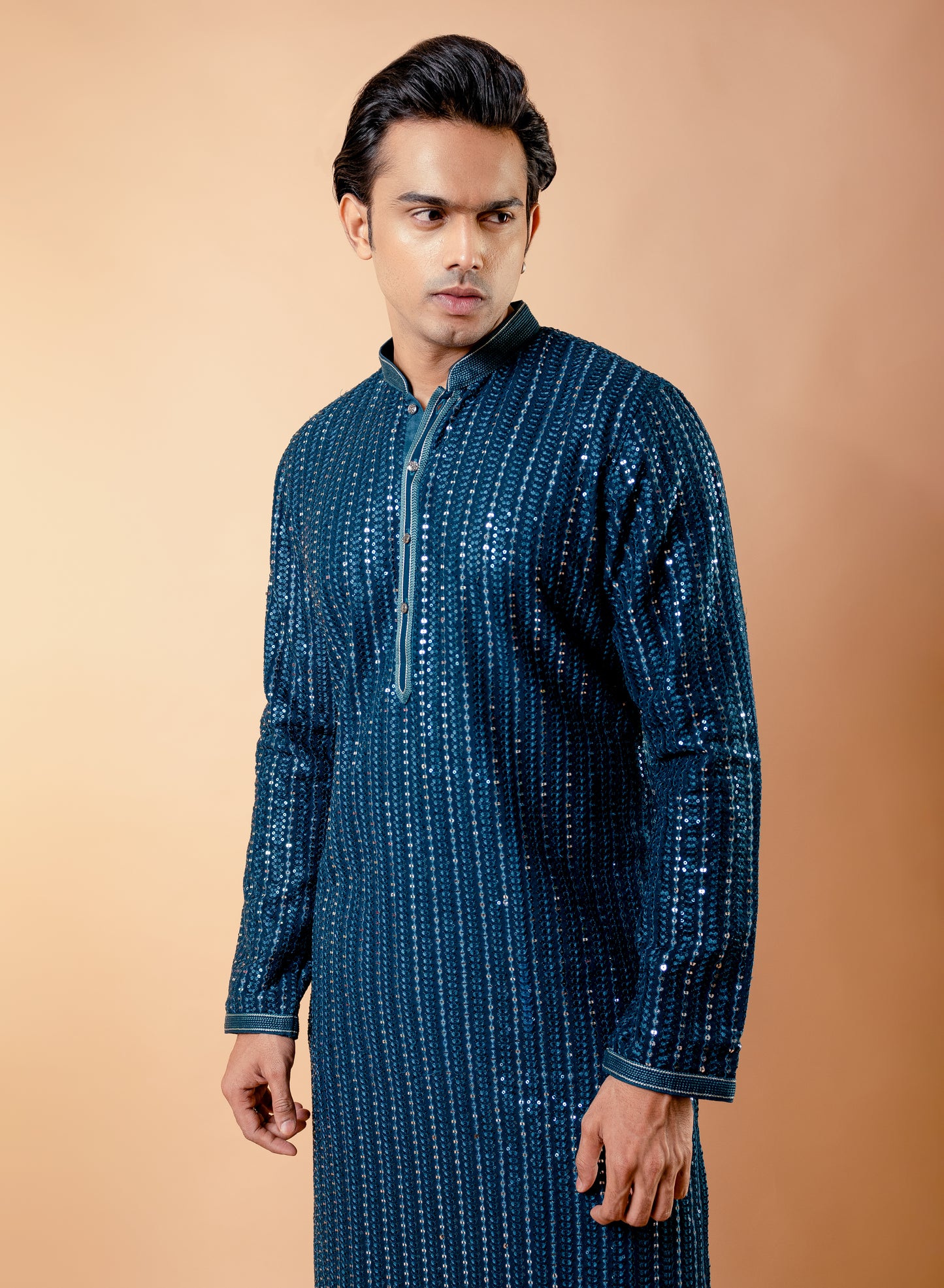 Midnight Glimmer Kurta