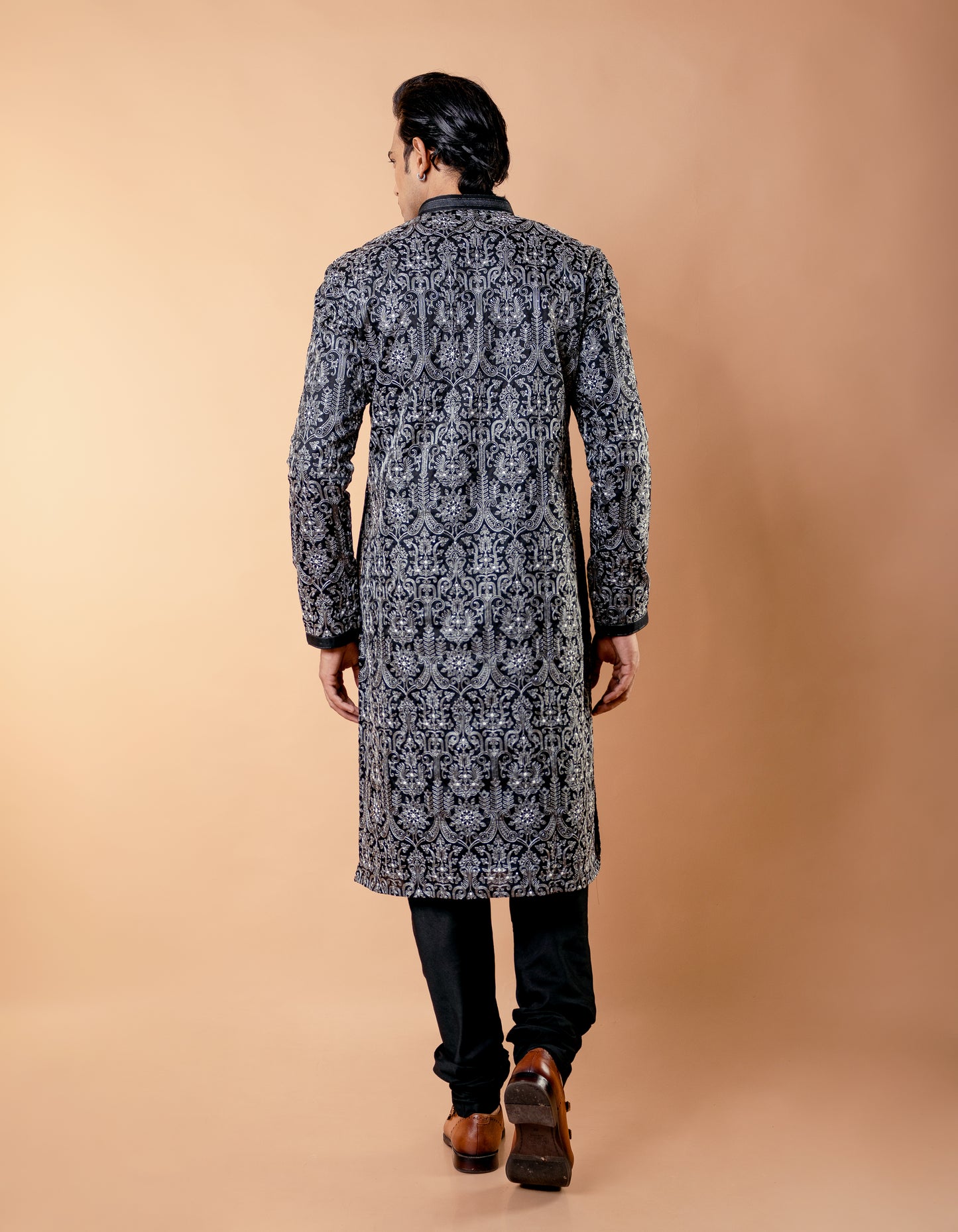 Midnight Bloom Kurta