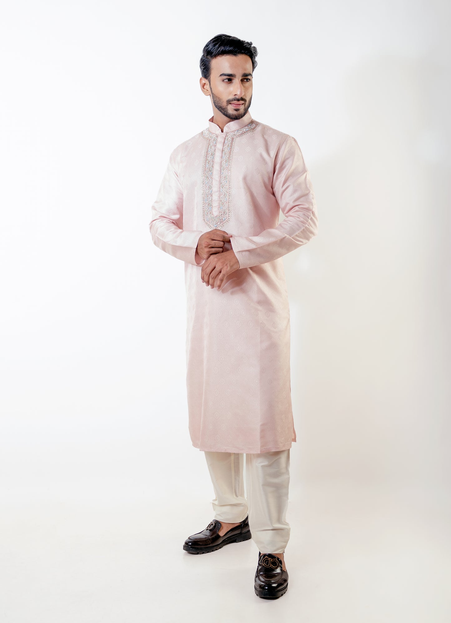Peach Bliss Kurta