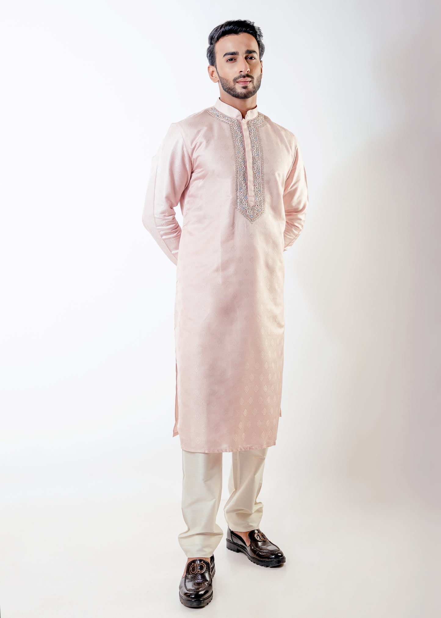 Peach Bliss Kurta
