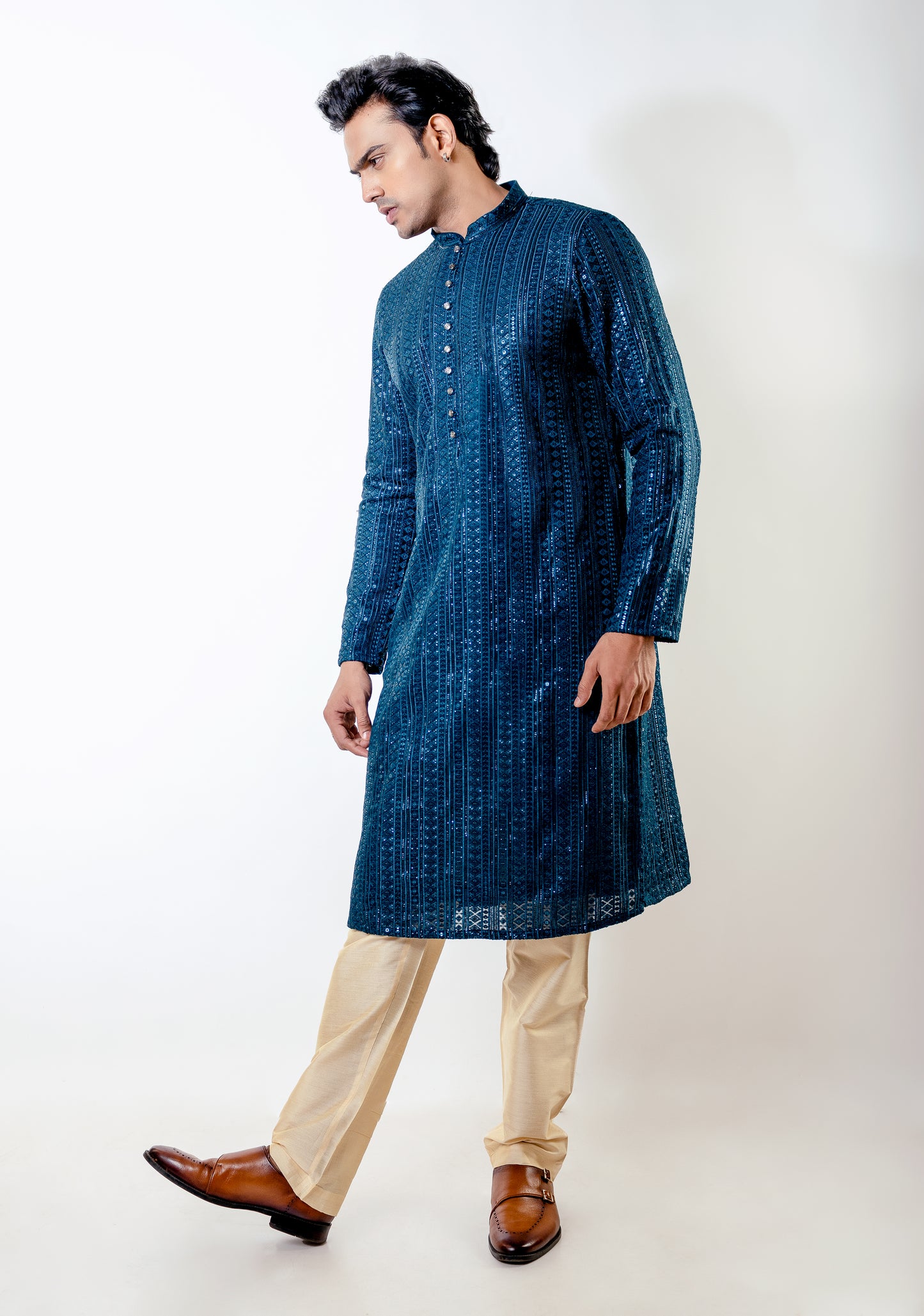 Tarangini Blue Kurta