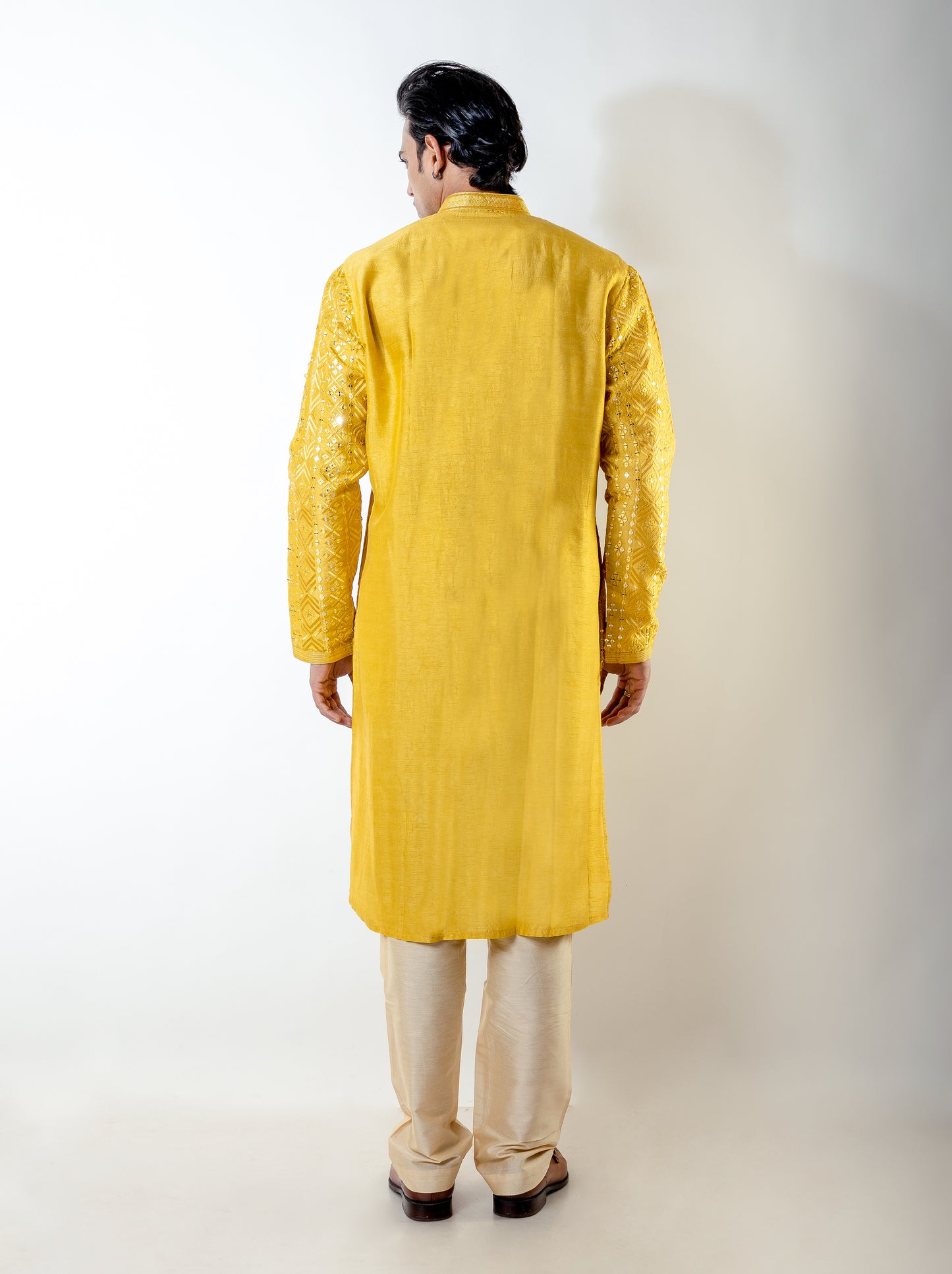Mehndi Golden Kurta