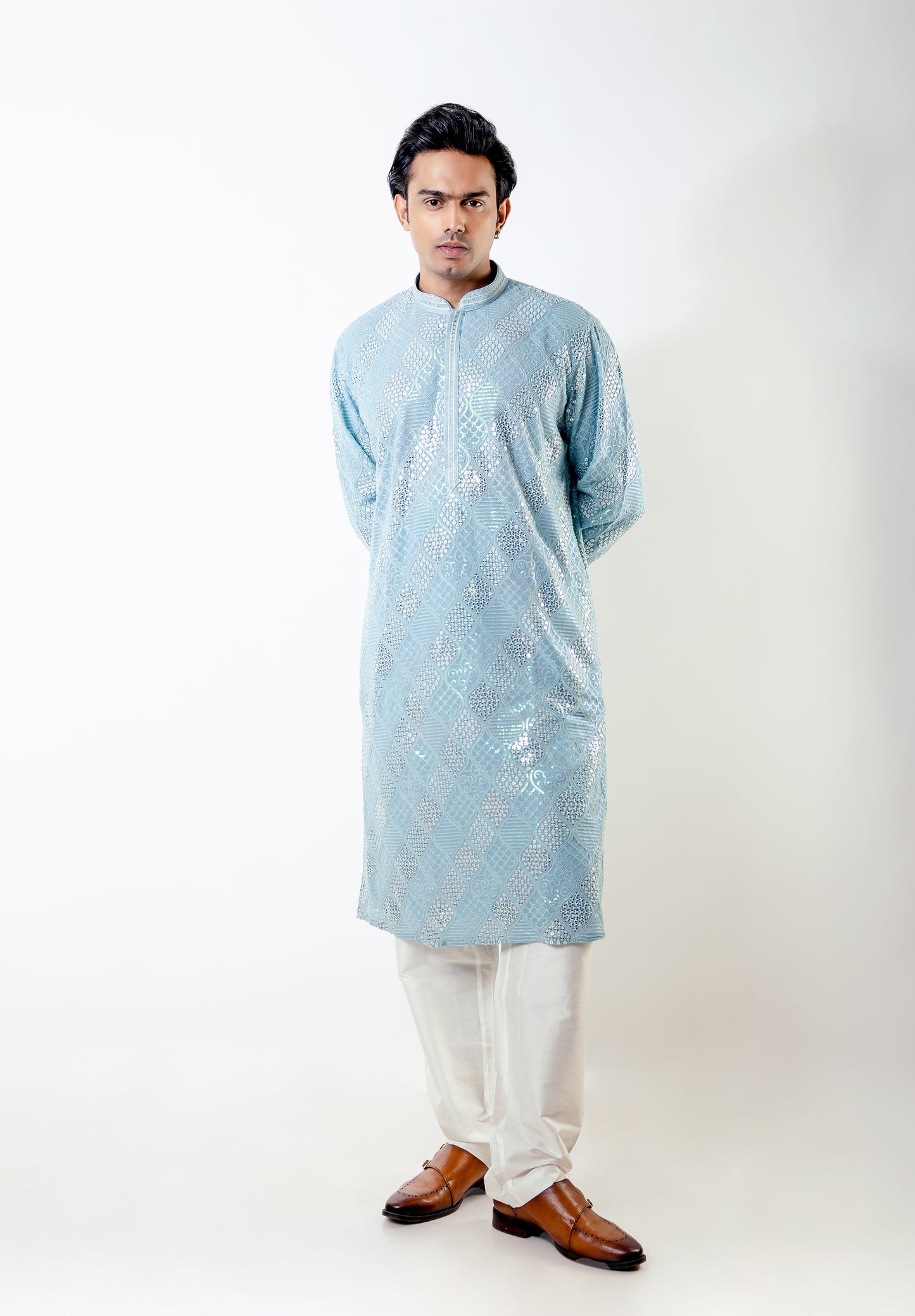 Sky Gleam Kurta