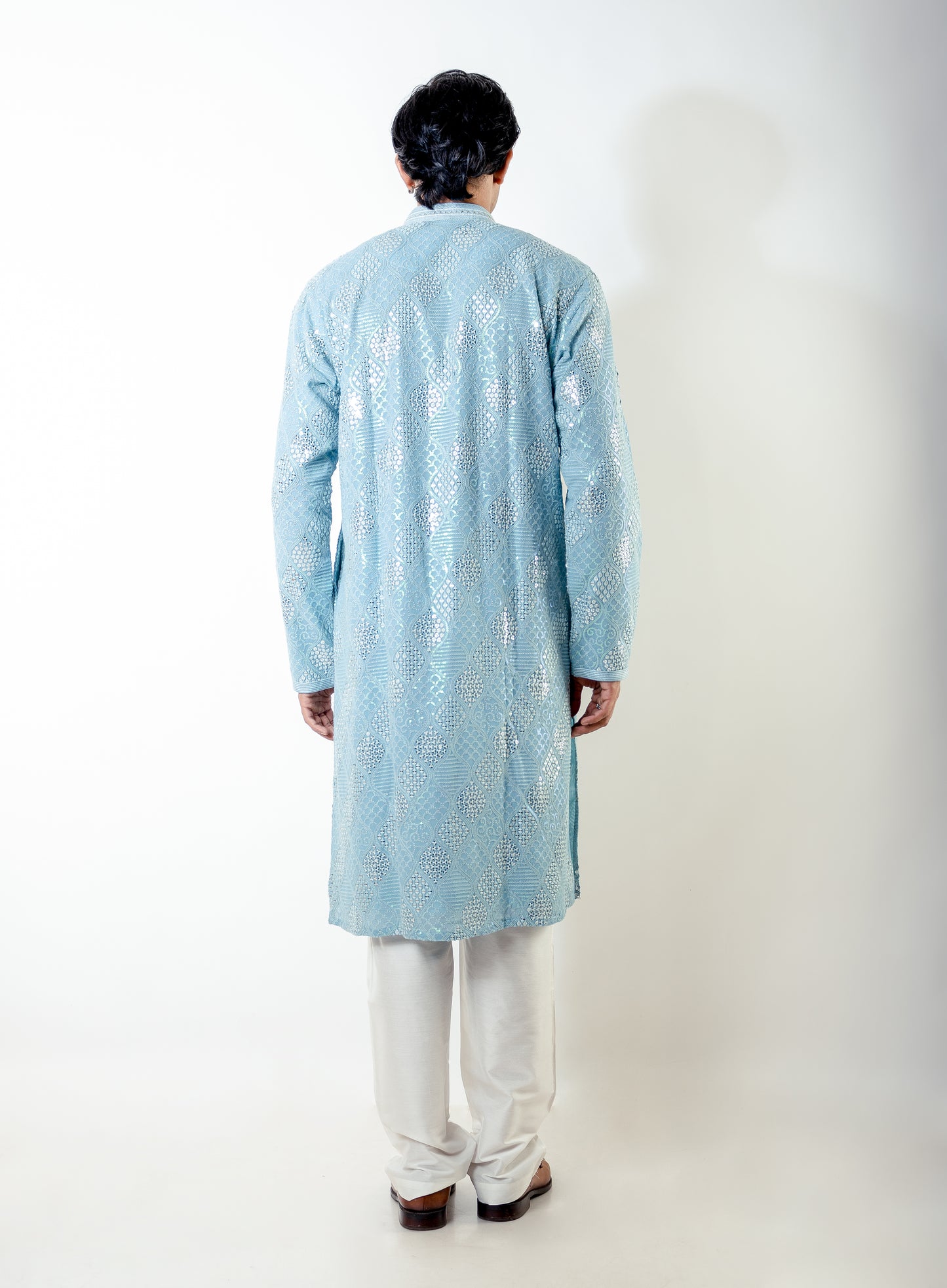 Sky Gleam Kurta