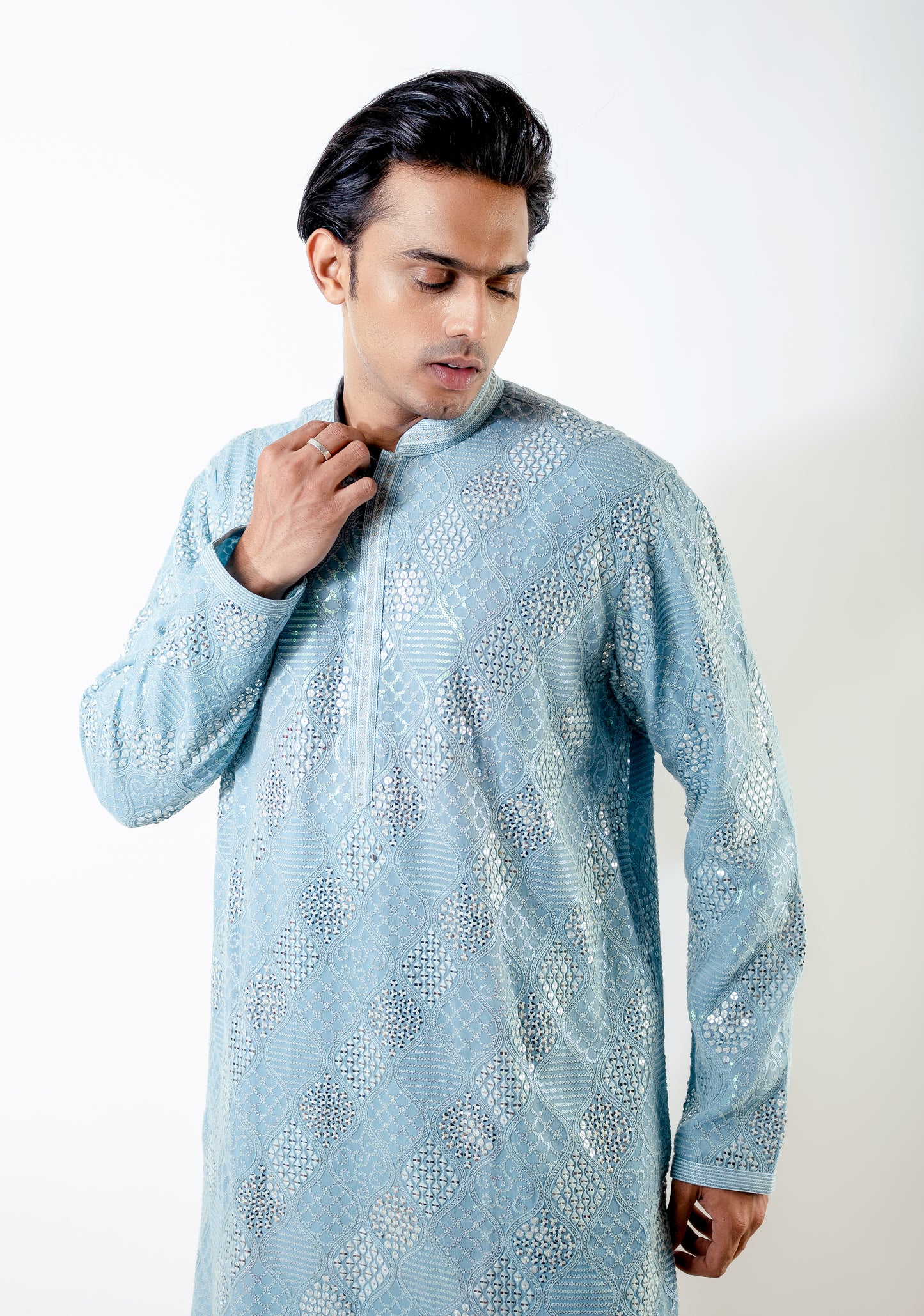 Sky Gleam Kurta