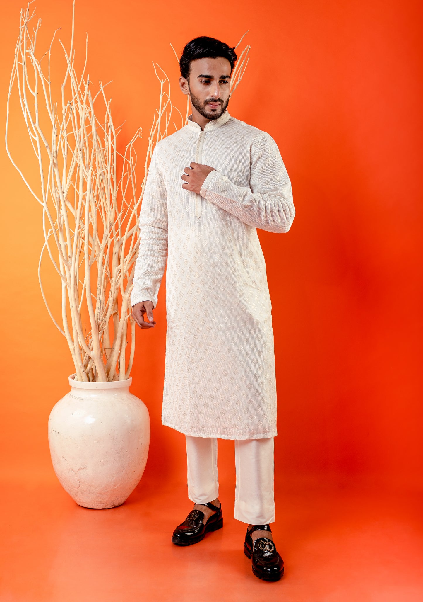 Elegant Ivory Kurta