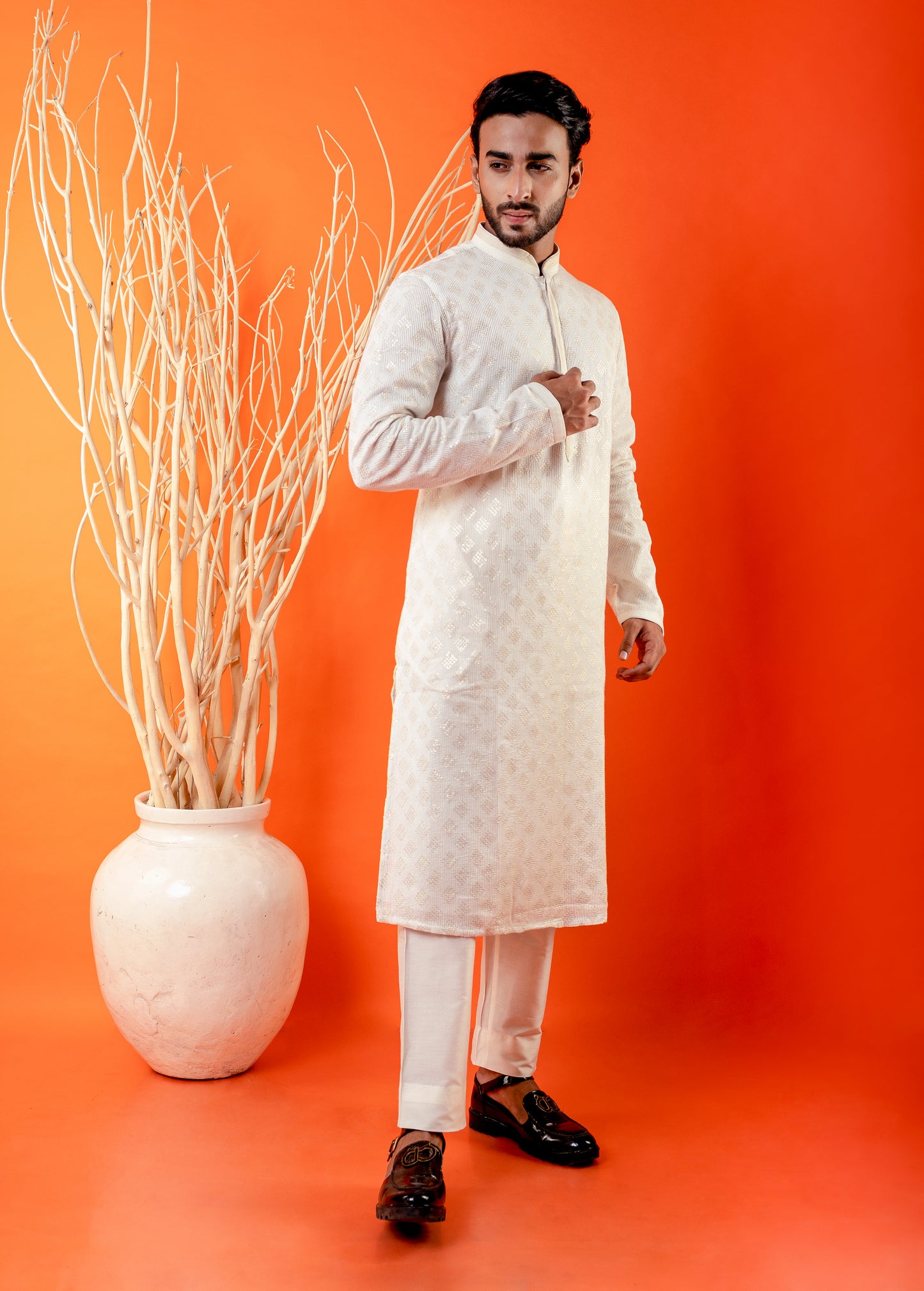 Elegant Ivory Kurta