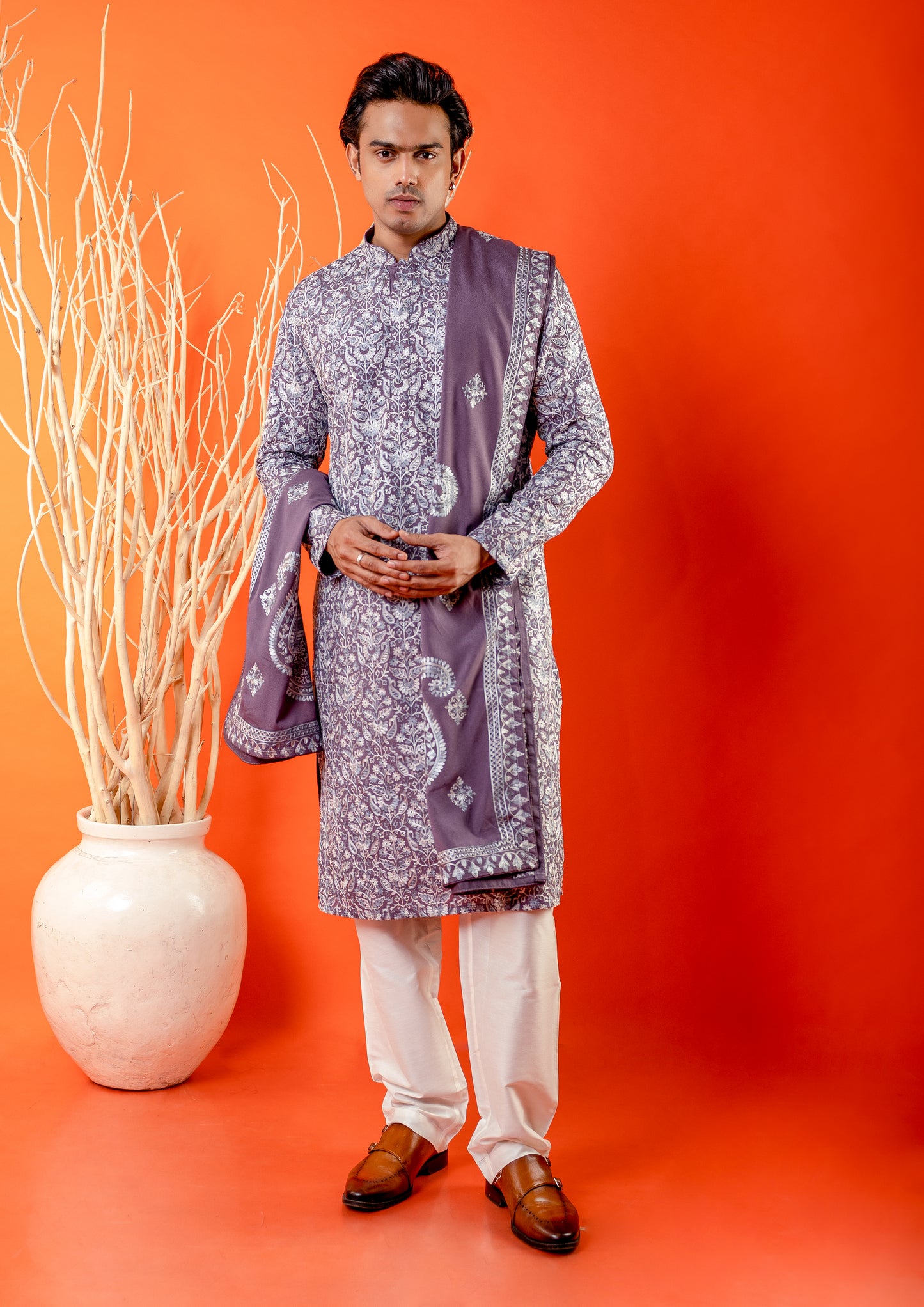 Lavender Blossom Kurta