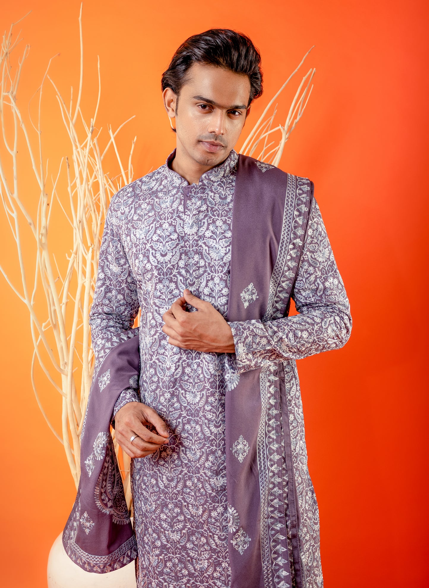 Lavender Blossom Kurta