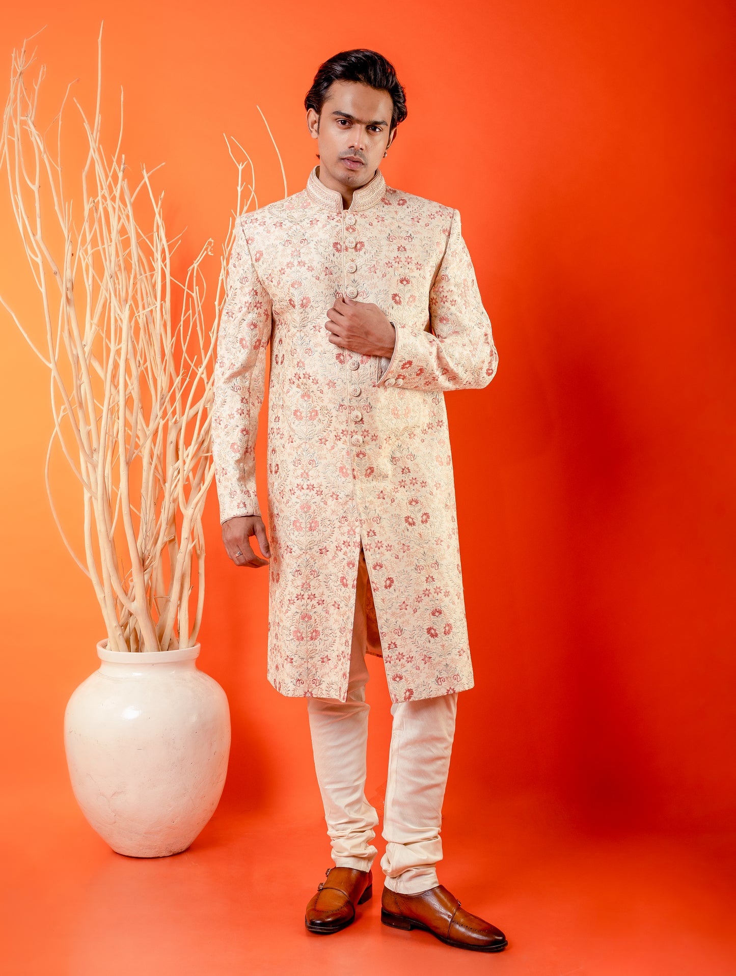 Ivory Elegance Sherwani