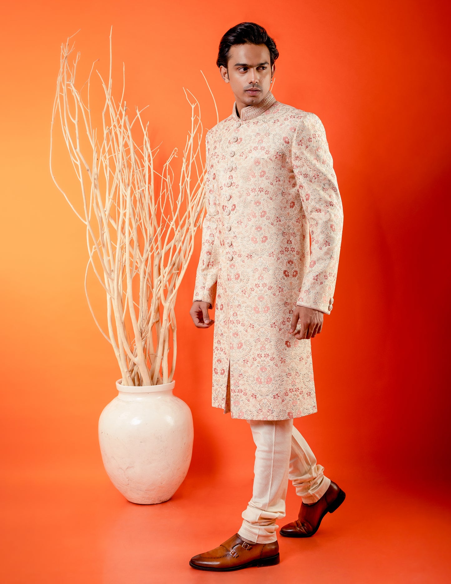 Ivory Elegance Sherwani