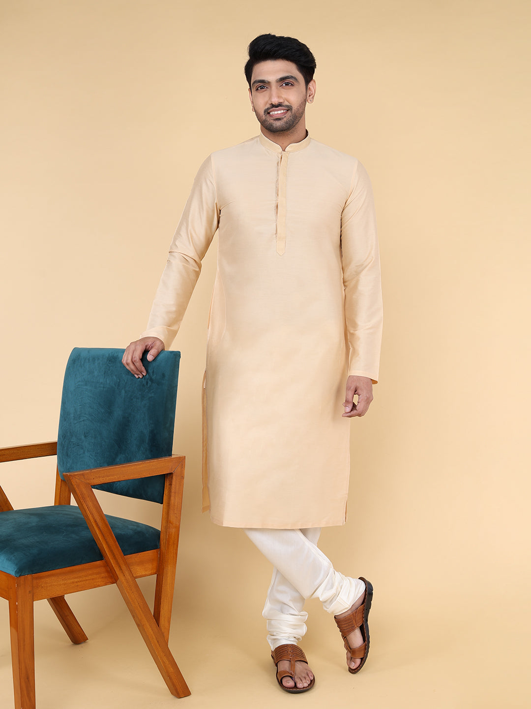 Kurta regular fit (gold)