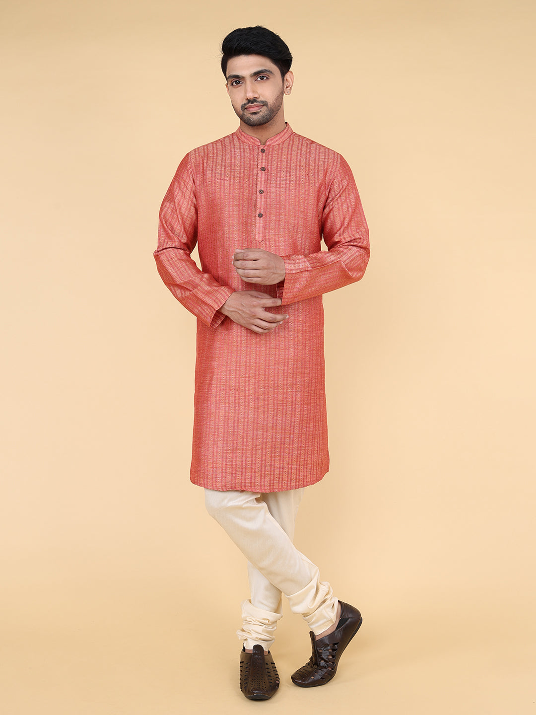 Kurta regular fit (red )