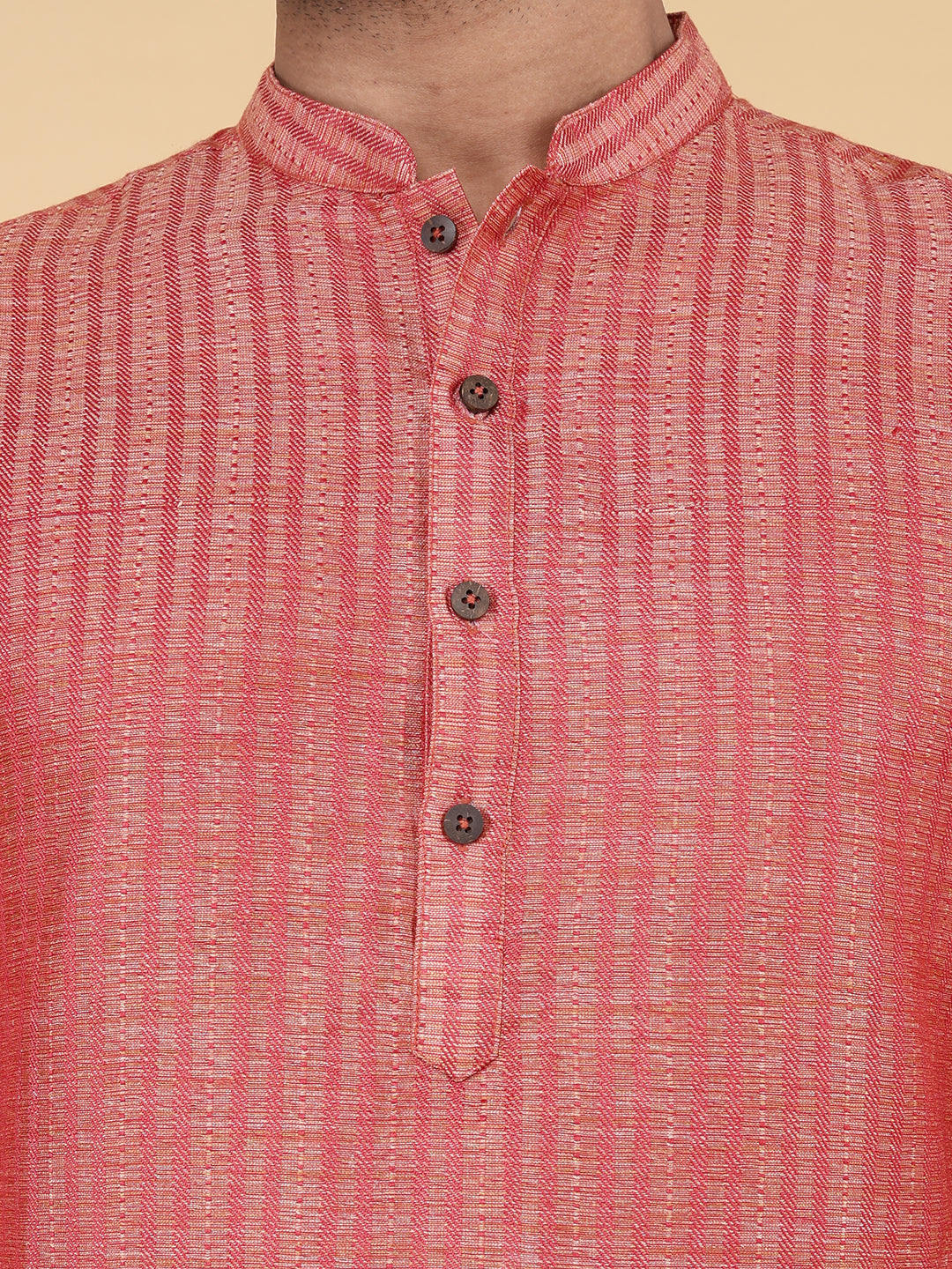 Kurta regular fit (red )