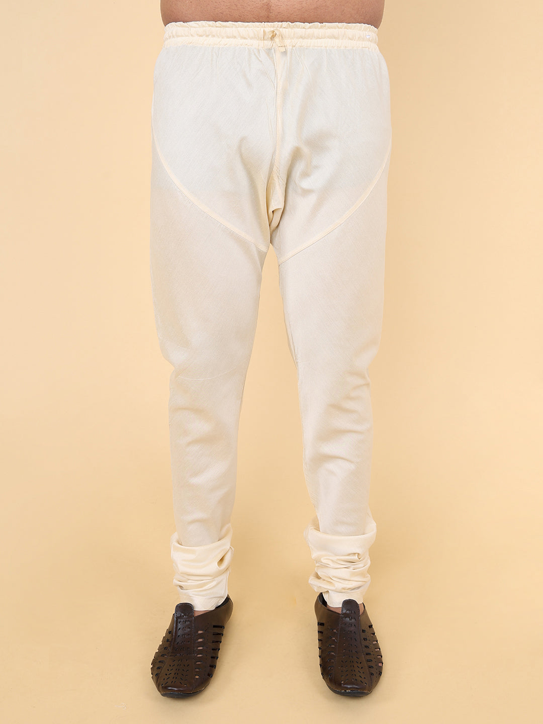 Men Kurta Pyjama Set (Orange)