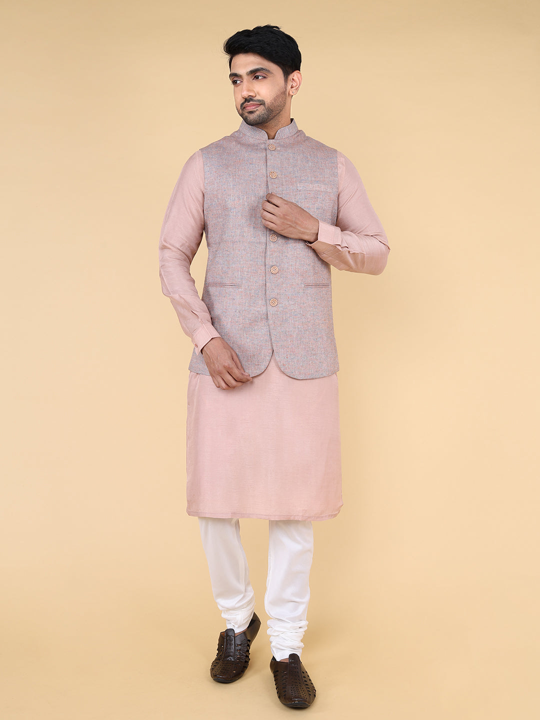 Multi colour peach Jacket