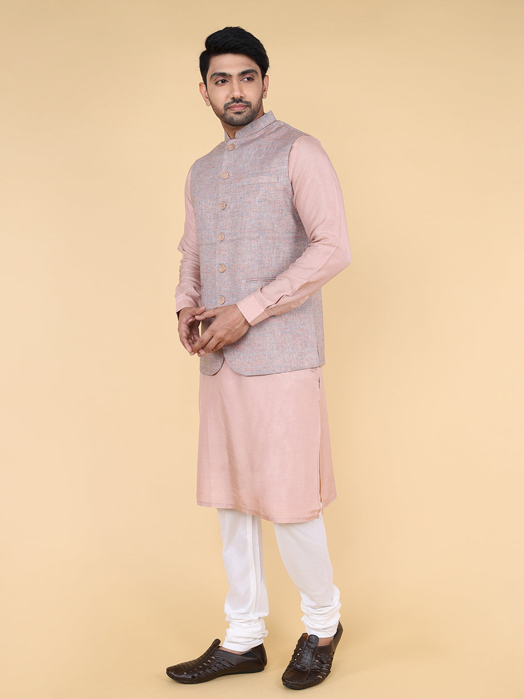 Multi colour peach Jacket