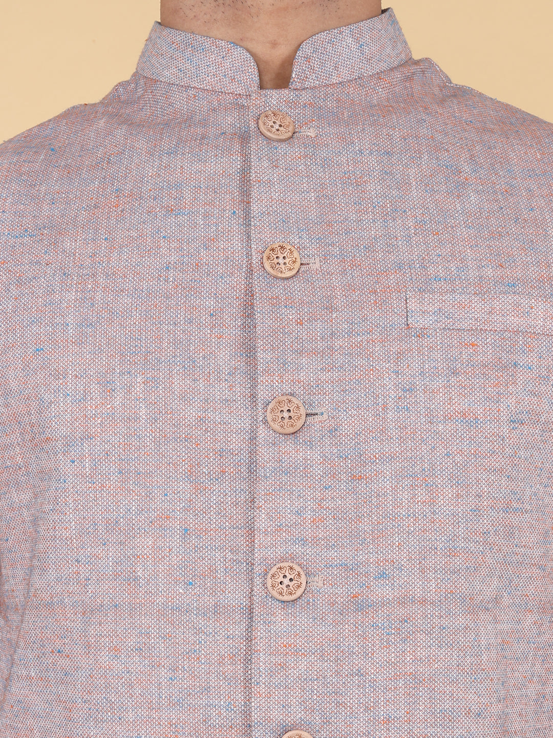Multi colour peach Jacket