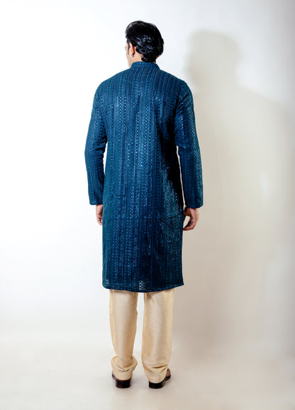 Tarangini Blue Kurta