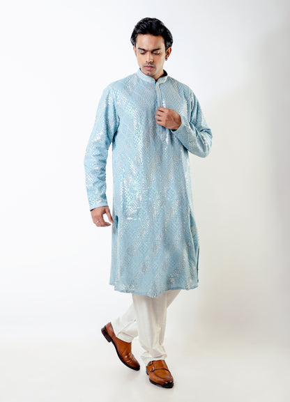 Sky Gleam Kurta