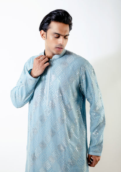 Sky Gleam Kurta