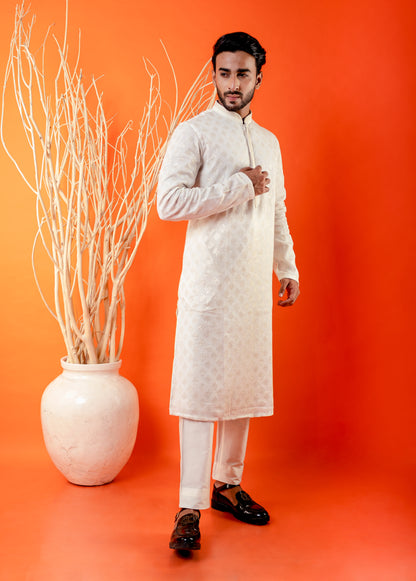 Elegant Ivory Kurta