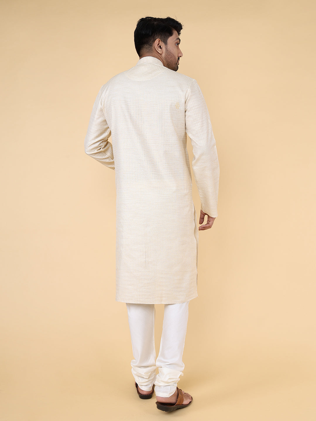 kurta regular fit (cream)