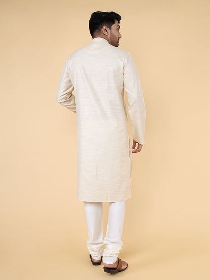 kurta regular fit (cream)