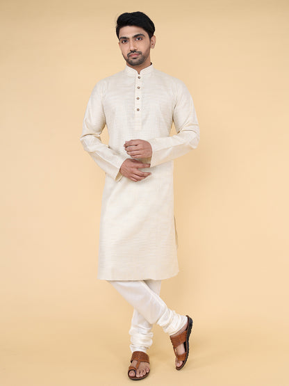 kurta regular fit (cream)