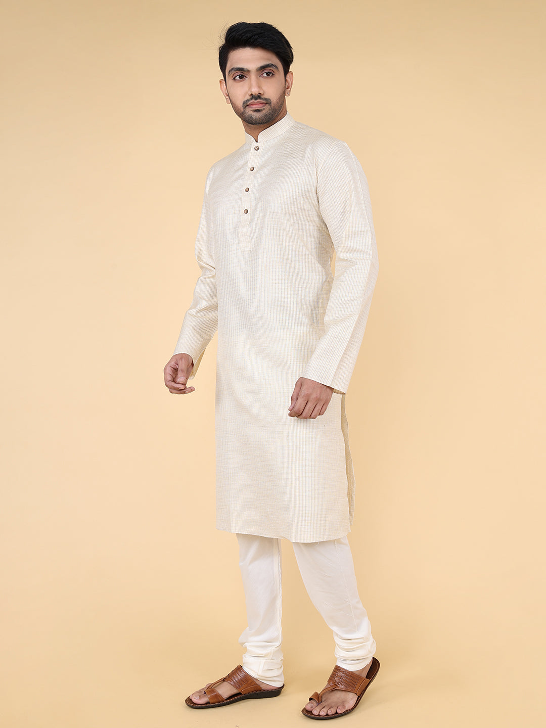 kurta regular fit (cream)