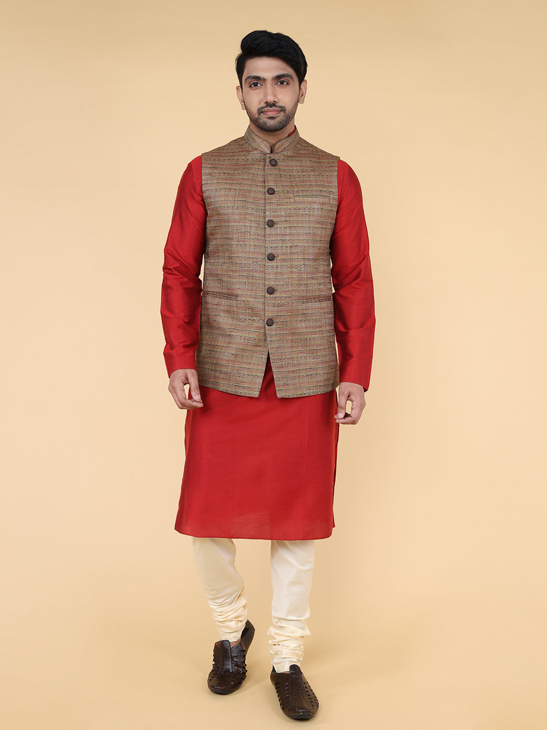 Khakhi multi color Jacket
