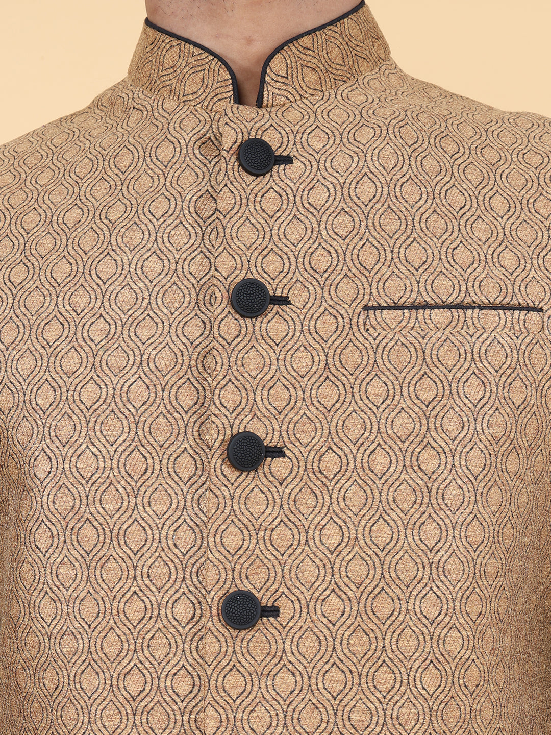 Beige and black Jacket
